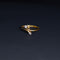 22 Carat Gold Cubic Zirconia Cuff Rings 1.79g by Mahita Collections
